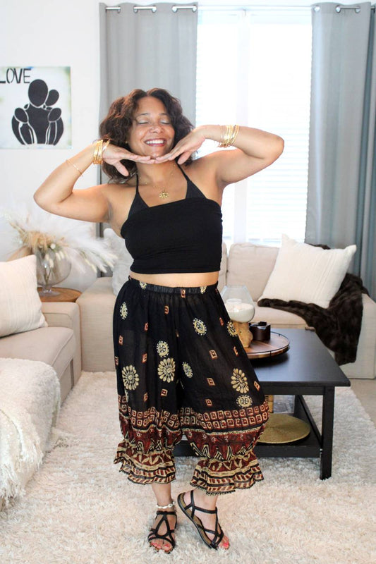 BB Arabian Nights Midi Capri Bloomer Shorts