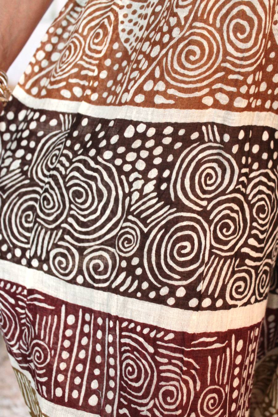 BB Coffee Swirls Midi Capri Bloomer Shorts