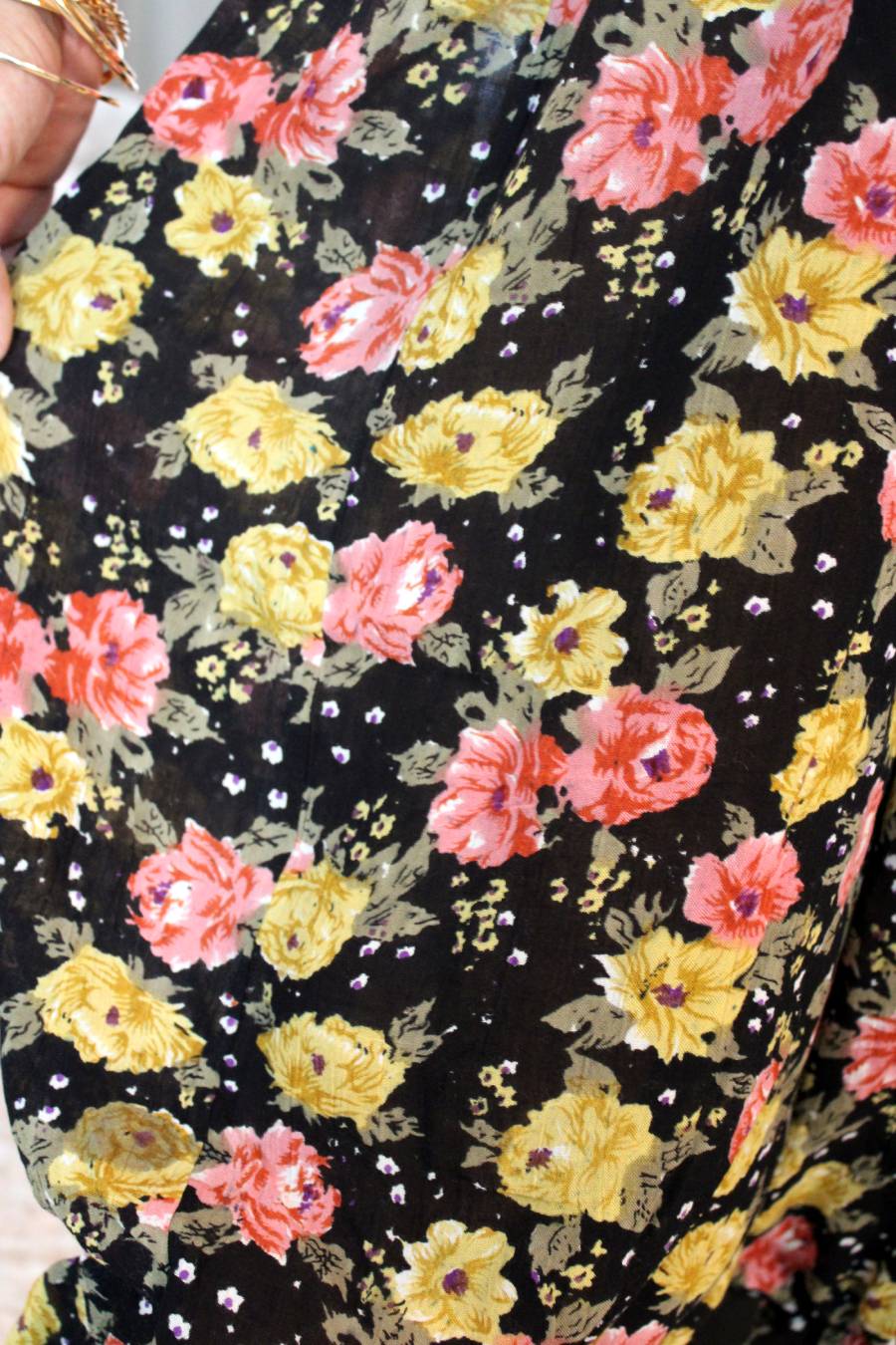 BB Dotted Floral Night Sky Midi Capri Bloomer Shorts