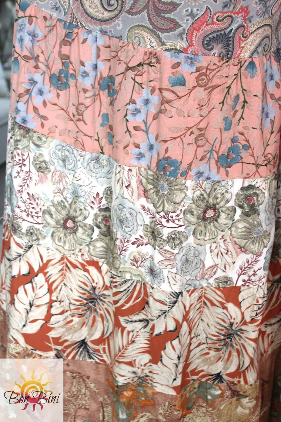 BB Pastel Peachy Blossom Skies Palazzo Pants