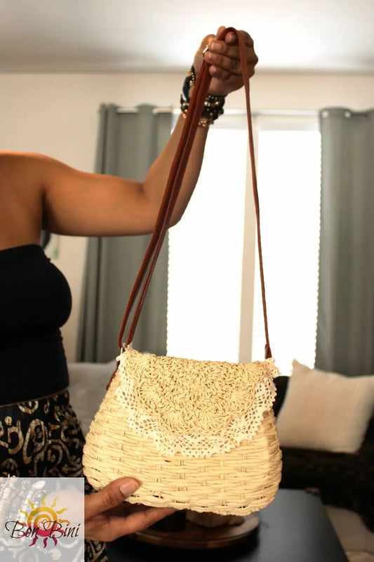 BB Willow Weave Vintage Straw Bag
