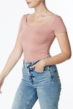 Load image into Gallery viewer, Bamboo Double Layer Short Sleeve Top