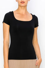 Load image into Gallery viewer, Bamboo Double Layer Short Sleeve Top