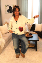Load image into Gallery viewer, Be Mine Stitch Heart Cardigan