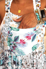 Load image into Gallery viewer, BB Blue Gorgeousness Serenity Patchwork Boho Overalls
