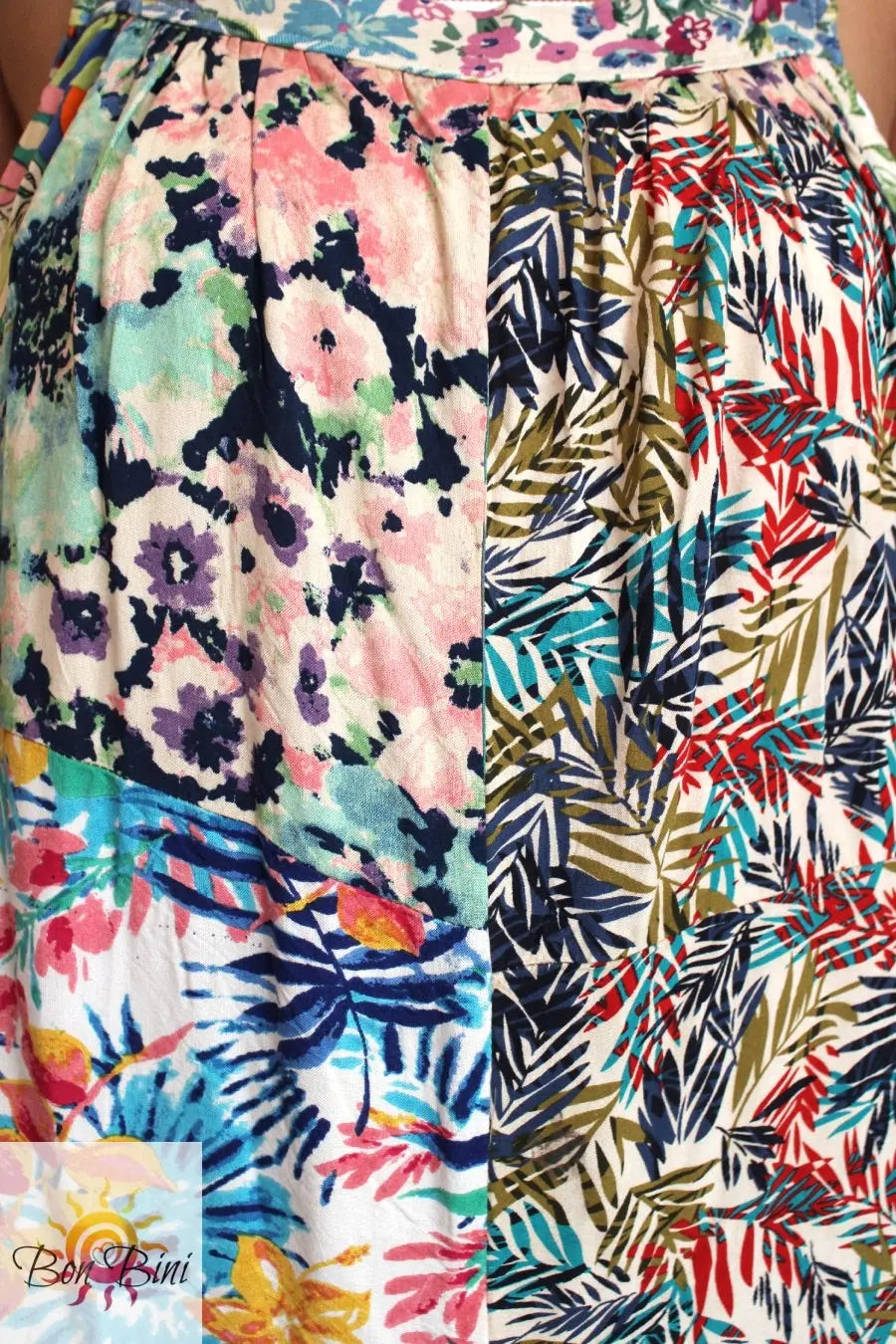 BB Tropical Symphony Patchwork Romper