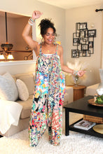 Load image into Gallery viewer, BB Tropical Symphony Patchwork Romper