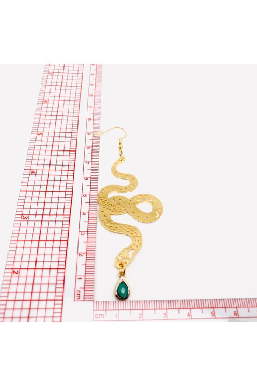 Bohemian Star, Moon, Snake Earrings