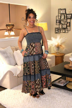 Load image into Gallery viewer, YT Boho Moonlit Magic Patchwork Dress