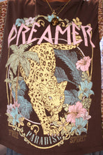 Load image into Gallery viewer, Brown Dreamer Leopard Paradise Poncho Sleeve Top