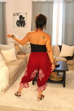 Load image into Gallery viewer, BB Burgundy Dreams Bloomer Midi Capri Short
