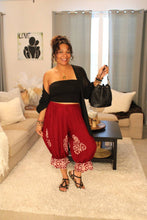 Load image into Gallery viewer, BB Burgundy Dreams Bloomer Midi Capri Short