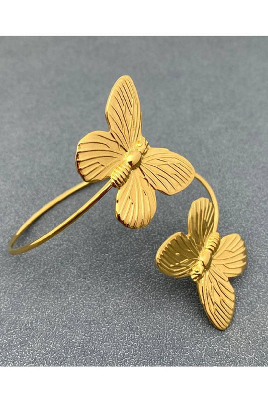 Butterfly Effect Gold Cuff