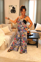 Load image into Gallery viewer, Celestial Nature Patchwork Overall Jumpsuit