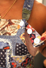 Load image into Gallery viewer, Celestial Nature Patchwork Overall Jumpsuit