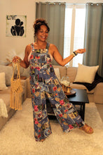 Load image into Gallery viewer, Celestial Nature Patchwork Overall Jumpsuit