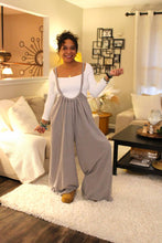 Load image into Gallery viewer, Cozy Queen Wide Leg Suspender Pants
