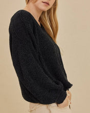 Load image into Gallery viewer, Deep V Cropped Sweater