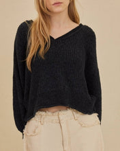 Load image into Gallery viewer, Deep V Cropped Sweater
