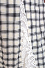 Load image into Gallery viewer, Delicate Lace Plaid Maxi Skirt