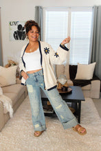 Load image into Gallery viewer, Dotted Meadows Floral Button Down Cardigan