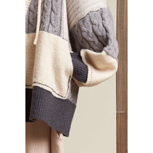 Load image into Gallery viewer, Elizabeth Color Block Cardigan