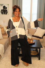 Load image into Gallery viewer, Elizabeth Color Block Cardigan