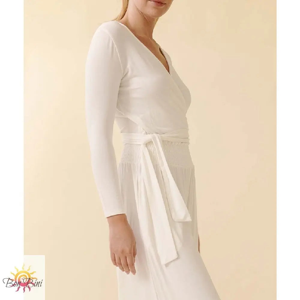 Emilia Bamboo Wrap Top