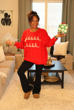 Load image into Gallery viewer, "Falalalala" Holiday Sweater