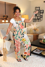 Load image into Gallery viewer, BB Feeling Tropical Patchwork Overalls