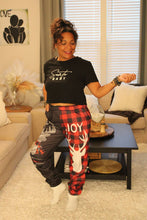 Load image into Gallery viewer, Feeling Festive Christmas Reindeer Sweatpants