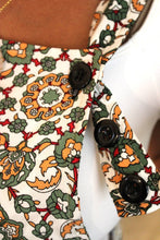 Load image into Gallery viewer, Floral Blossoms Patchwork Overall Jumpsuit