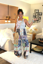 Load image into Gallery viewer, Floral Patchwork Bliss Overall Jumpsuit