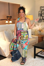 Load image into Gallery viewer, BB Free Spirit Patchwork Cotton Overalls