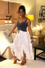 Load image into Gallery viewer, YT Frill Paradise Midi Skirt