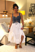 Load image into Gallery viewer, YT Frill Paradise Midi Skirt