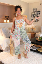 Load image into Gallery viewer, BB Garden Stroll Patchwork Overalls