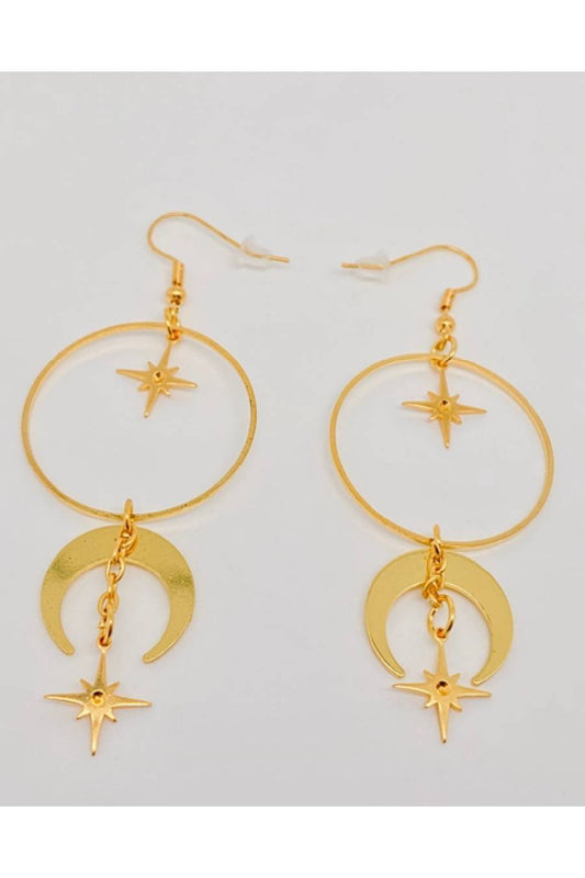 Glimmer Of The Moon Dangle Earrings