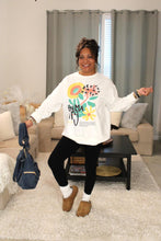 Load image into Gallery viewer, Humanity Flower Sweatshirt