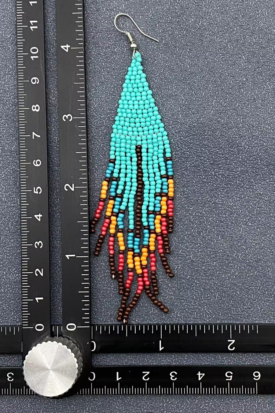 The Sunset Meets The Water Fringe Earrings