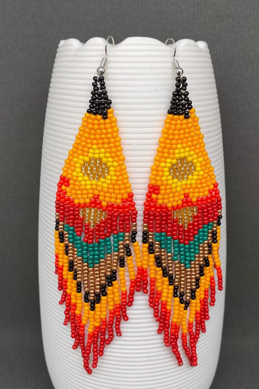 Boho Let The Sun Guide You Fringe Earrings