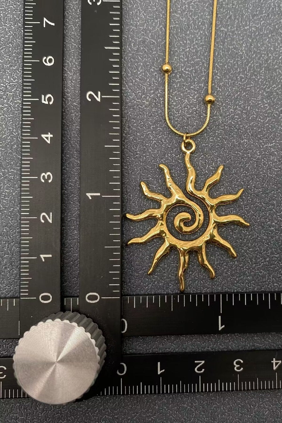 Temple Vortex Sun Necklace