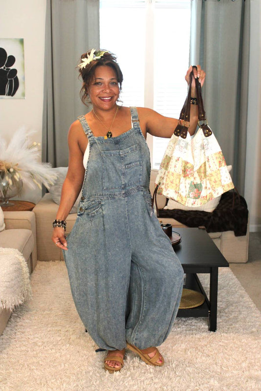 JG Denim Rise Above Overalls