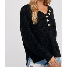 Load image into Gallery viewer, Layla Henley Sweater Top