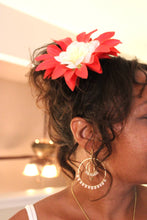 Load image into Gallery viewer, Red Burst Hair Flower