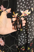 Load image into Gallery viewer, BB Midnight Bloom Patchwork Overalls