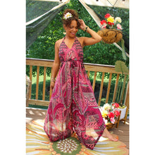 Load image into Gallery viewer, Morocco Coral Convertible Jumpsuit