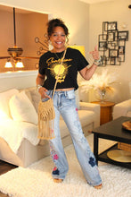 Load image into Gallery viewer, O&H Flower Power Embroidered Jeans