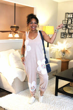Load image into Gallery viewer, JH Mineral Wash Flower Power Jumpsuit