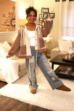 Load image into Gallery viewer, POL Chocolate Teddy Bear Hooded Jacket